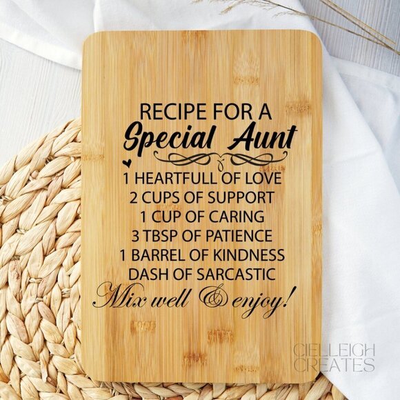 Individual Charcuterie board - Recipe for a Special Aunt - Picture 1 of 1
